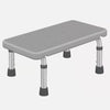 Lightweight Non-slip Mat Shower Stool Safety Step Stool, White, Gray