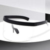 Anti-peeping Sun Mirror Integrated Anti-foam Sunscreen Mask, Black Frame Transparent, Black Frame Local Gold, Tortoiseshell Frame Gradient