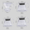 Heat-resistant Hand-made Coffee Glass Pot Cloud Coffee Sharing Pot, 450ml Glass Pot, 600ml Glass Pot, 600ml Integrated Glass Filter Cup