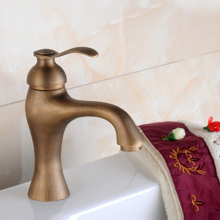 Antique Copper Single-Hole Under-Counter Basin Hot & Cold Water Faucet, YP-5335 Water Faucet