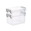 Desktop Transparent Covered Storage Box Sundries Organizing Storage Box, Two Layers