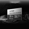 Lexar MicroSDHC 32GB High-endurance Driving Recorder Video Surveillance Camera TF Memory Card Video Card, 32GB