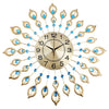 Creative Peacock Wall Clock Personality Mute Living Room Decoration Clock, Peacock Wall Clock
