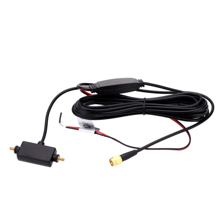T-100 SMA Connector Car Digital TV Box Antenna, Dual Antennas, Cable Length: 3m