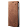 Denim Texture Leather Phone Case For Xiaomi Redmi Note 11T Pro+ / Note 12 T Pro / Poco X4 GT
