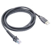2m USB A Male to RJ45 Scanner Serial Data Cable for Symbol LS2208 /