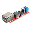 LDTR-WG0257 Dual USB 9V/12V/24V/36V to 5V Converter DC-DC 3A Step
