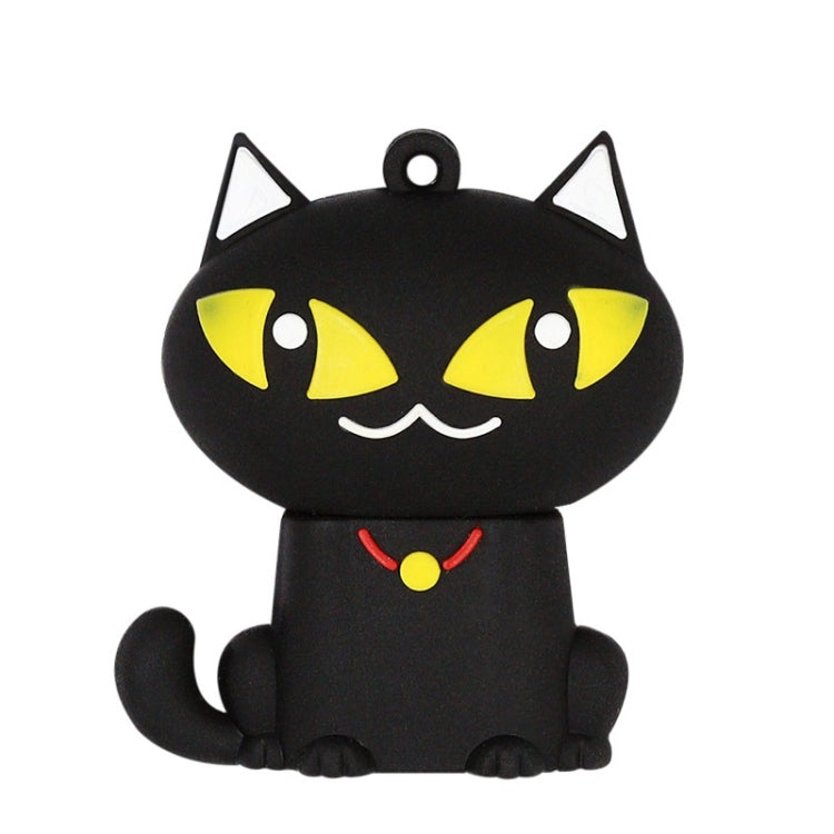 MicroDrive 4GB USB 2.0 Creative Cute Black Cat U Disk, 4GB