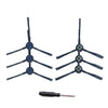 XI270 3 Pairs I258 Side Brush + G601 Black Screwdriver for ILIFE V8S