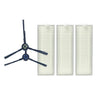 XI285 1 Pair I258 Side Brushes + 3 PCS I206 Filters for ILIFE X800 /