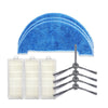 XI295 2 Pairs K614 Side Brushes + 3 PCS K636 Rags + 3 PCS I207