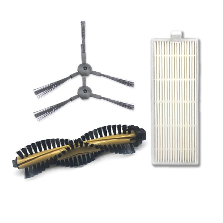 XI214 K614 Side Brushes + I207 Filter + I202 Main Brush Set for ILIFE