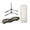 XI214 K614 Side Brushes + I207 Filter + I202 Main Brush Set for ILIFE