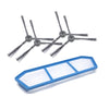 XI219 2 Pairs K614 Side Brushes + I205 Initial Effect Filter for